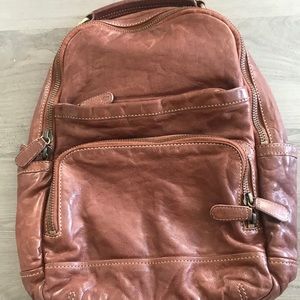 Frye leather backpack